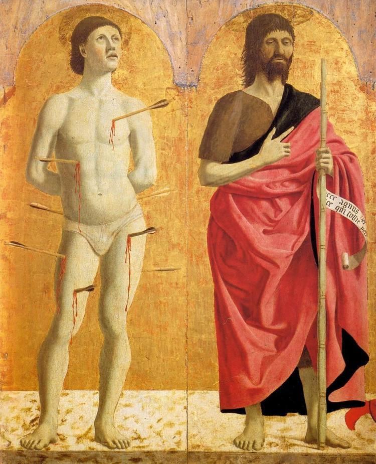 Polyptych of the Misericordia (Piero della Francesca) FilePiero della Francesca Polyptych of the Misericordia Sts