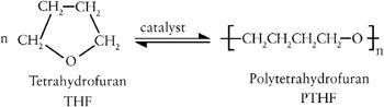 Polytetrahydrofuran Chapter 7 Polyether Polyols by Cationic Polymerisation Processes