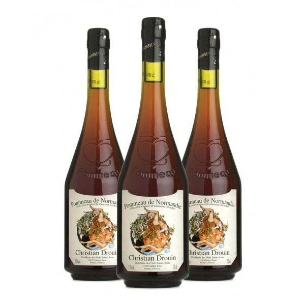 Pommeau 3 bottles pack of Pommeau de Normandie 70cl 17 vol Calvados