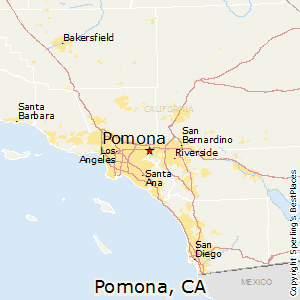 Pomona, California Comparison San Bernardino California Pomona California