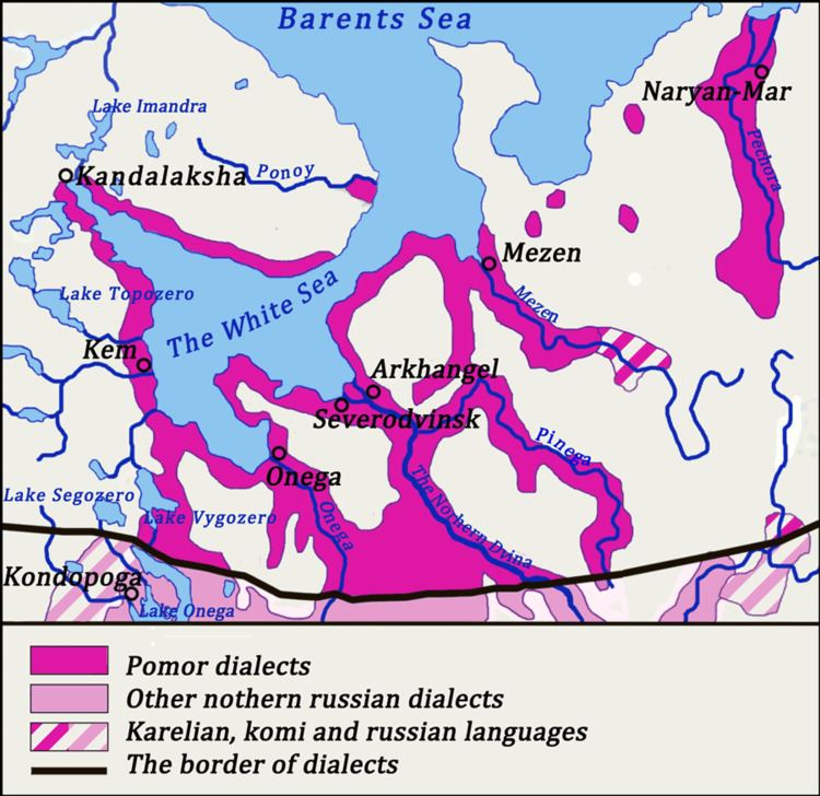 Pomor dialects
