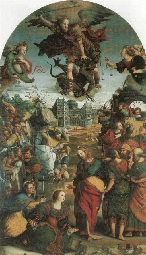 Pompeo Morganti Bartolomeo e Pompeo Morganti Resurrezione di Lazzaro 1534 Fano