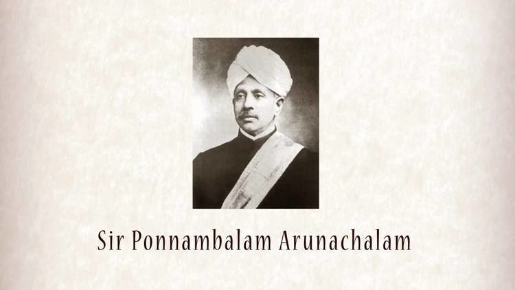 Ponnambalam Arunachalam Paradise Reclaimed Sir Ponnambalam Arunachalam YouTube