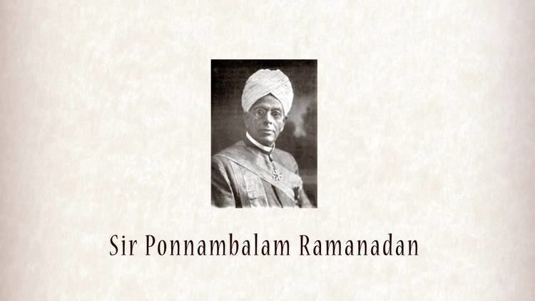 Ponnambalam Arunachalam Paradise Reclaimed Sir Ponnambalam Ramanathan YouTube