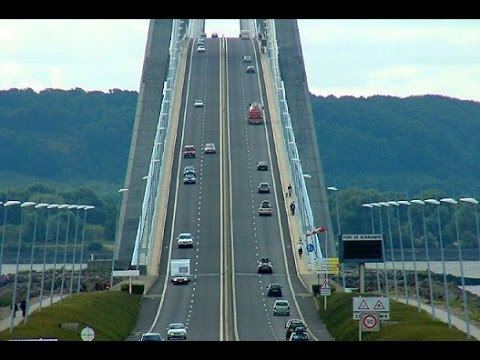 Pont de Normandie Pont de Normandie 2015 France Le Havre Honfleur YouTube