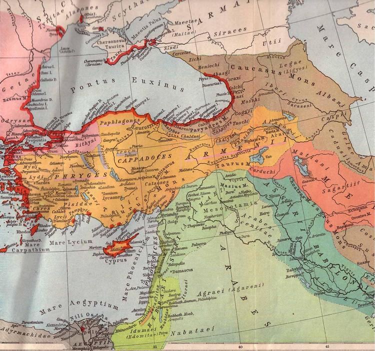 Pontus (region) Pontus Euxinus Maps of the Ancient World Pinterest Asia