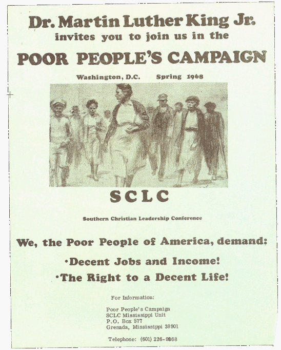 Poor People's Campaign Poor People39s Campaign Flyer