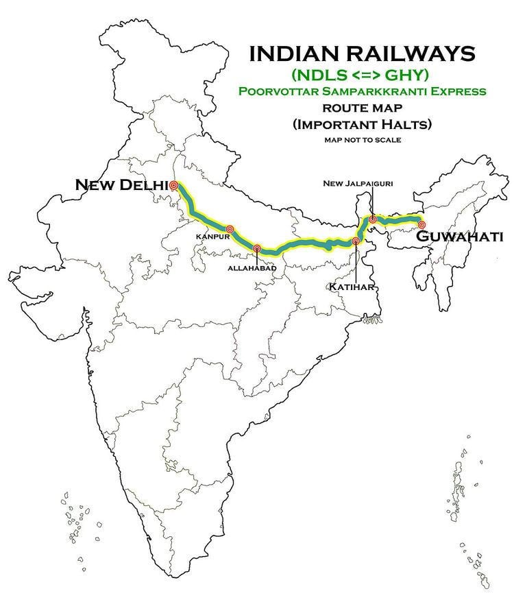 Poorvottar Sampark Kranti Express - Alchetron, the free social encyclopedia