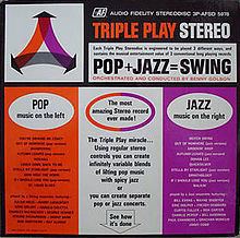 Pop + Jazz = Swing httpsuploadwikimediaorgwikipediaenthumb7