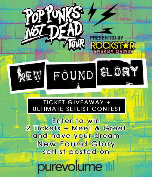Pop Punks Not Dead Tour Win New Found Glory Tickets Meet the Band and Create Your Ultimate