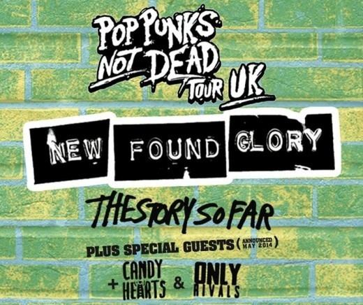 Pop Punks Not Dead Tour Pop Punk39s Not Dead tour coming to UK New Found Glory The Story So