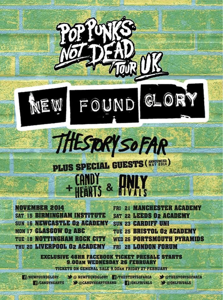 Pop Punks Not Dead Tour Pop Punk39s Not Dead Tour coming to the UK AltUK