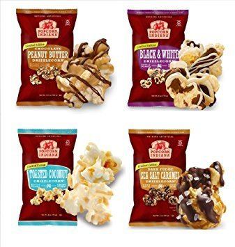 Popcorn, Indiana (brand) Amazoncom Popcorn Indiana Drizzled GF 4 Flavors Variety Pack 1