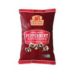 Popcorn, Indiana (brand) Popcorn Indiana Dark Fudge Peppermint Kettlecorn 20121002