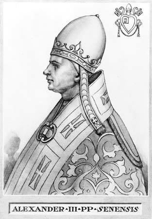 Pope Alexander III Alexander III pope Britannicacom
