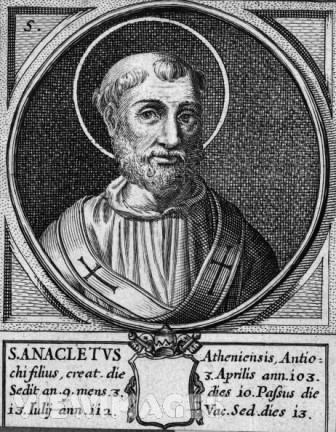 Pope Anacletus Today39s Saints Pope St Anacletus Martyr Carissimi