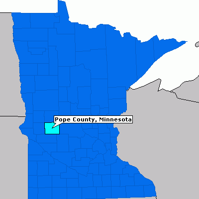 Pope County, Minnesota pixepodunkcomlocatorMapsmnMN21377gif