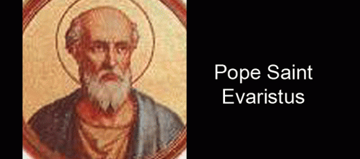 Pope Evaristus October 26 Pope Saint Evaristus Oye