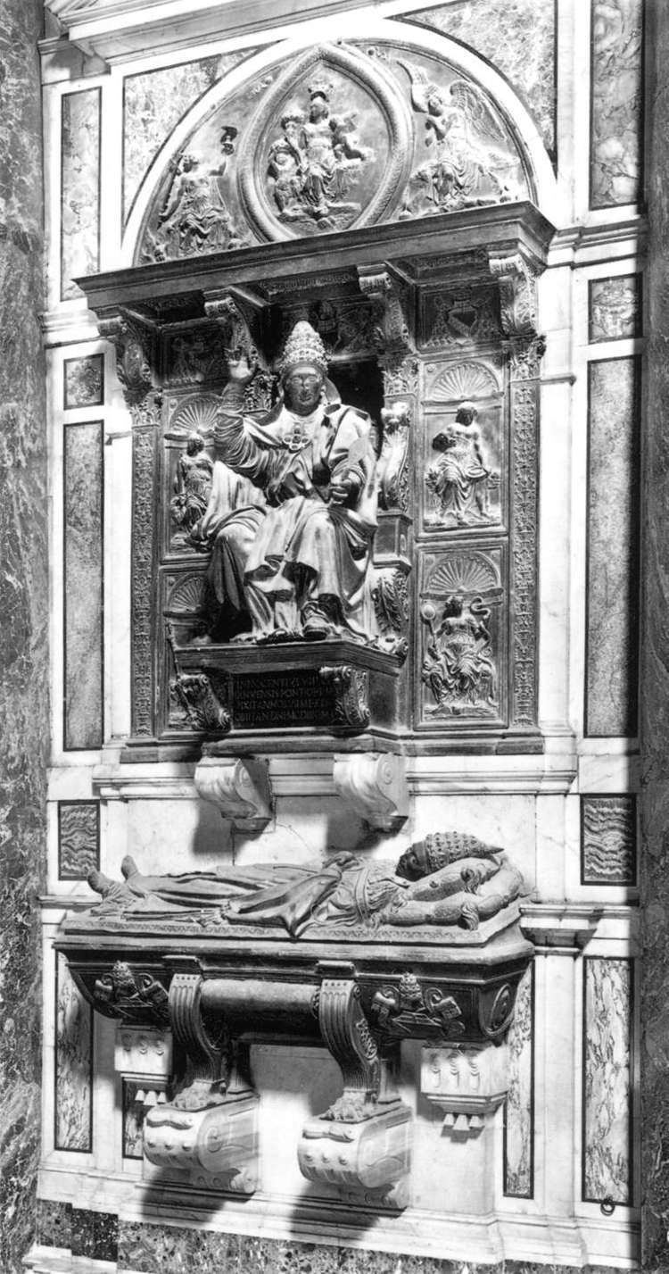 Pope Innocent VIII Tomb of Pope Innocent VIII by POLLAIUOLO Antonio del