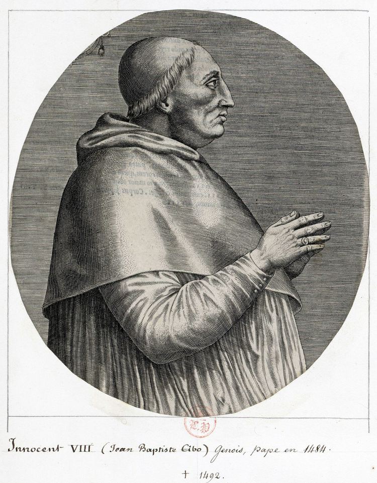 Pope Innocent VIII Pope Innocent VIII Wikipedia the free encyclopedia
