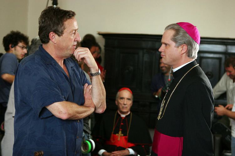 Pope John Paul II (miniseries) movie scenes John Kent Harrison directs Cary Elwes in a scene from Pope John Paul II The