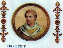 Pope Leo V httpsuploadwikimediaorgwikipediacommons66