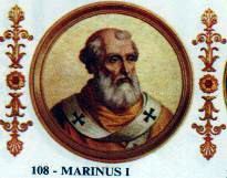Pope Marinus I Pope Marinus I Wikipedia the free encyclopedia