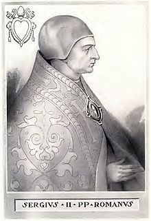 Pope Sergius II Pope Sergius II Wikipedia the free encyclopedia