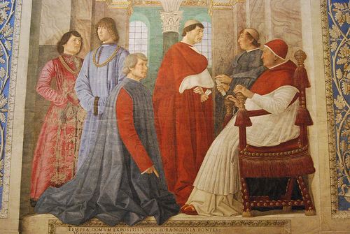 Pope Sixtus IV Pope Sixtus IV with Bartolomeo Platina Flickr Photo