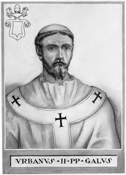 Pope Urban II Pope Urban II at a council in southern France in 1095 issued a call