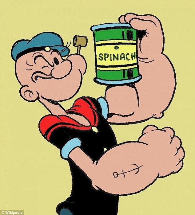 Popeye Real life Popeye Jeff Dabe has 49cm forearms aims for Armwrestling