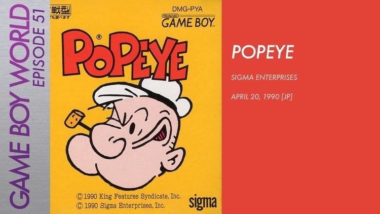Popeye (Game Boy) Game Boy World 051 Popeye Sigma Ent 1990 YouTube
