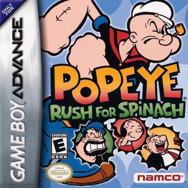 Popeye: Rush for Spinach Popeye Rush For Spinach USA ROM gt Gameboy Advance GBA LoveROMscom