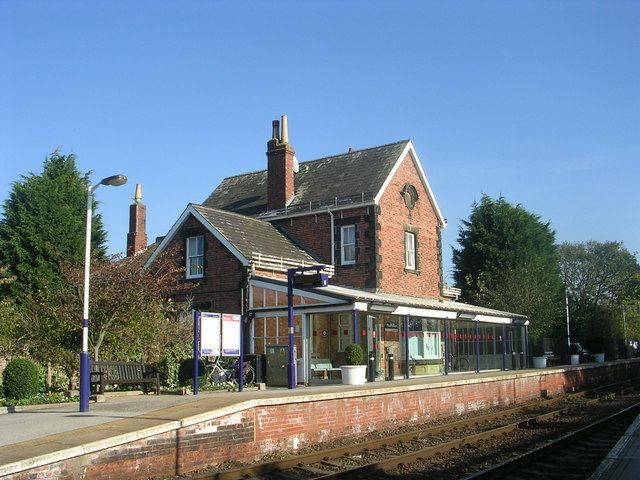 Poppleton railway station