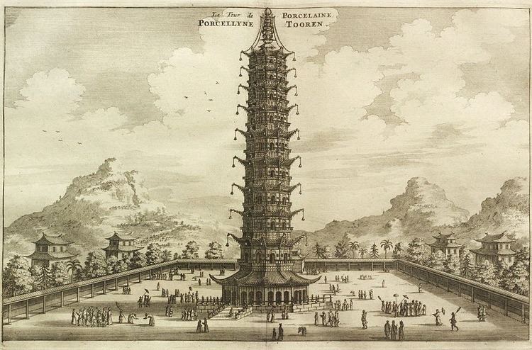 Porcelain Tower of Nanjing Famous Porcelain Tower of Nanjing Rebuilt Amusing Planet