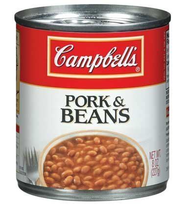 Pork and beans PORK AND BEANS Campbells Food Service