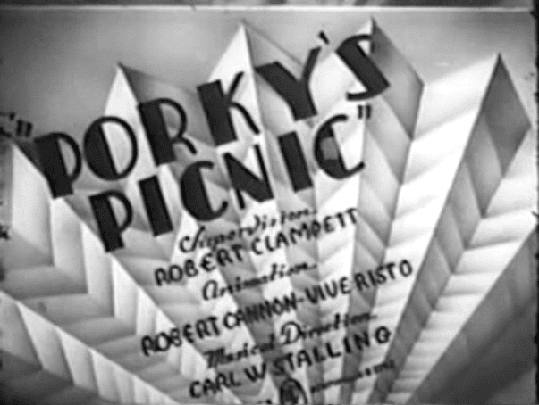 Porkys Picnic movie scenes Porky s Picnic 1939 