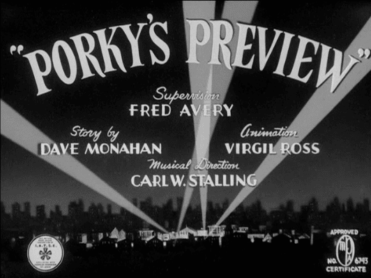 Porky's Preview Likely Looney Mostly Merrie 324 Porkys Preview 1941