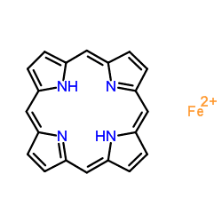 Porphyrin iron porphyrin C20H14FeN4 ChemSpider