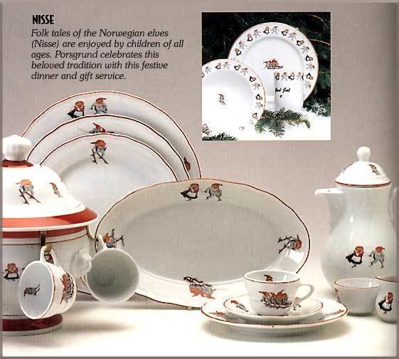 Porsgrund Porsgrund Porcelain Nisse Pattern Per Piece