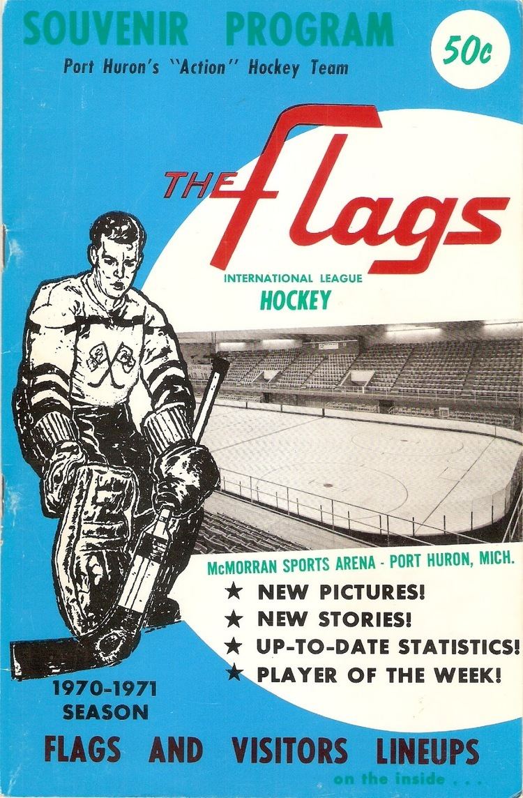 Port Huron Flags Hockey Programs Port Huron Hockey FlagsWings 196281