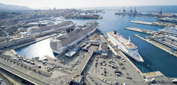 Port of Genoa Image of the Day Bustling with Activity World Maritime News