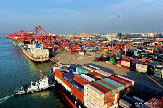 Port of Xiamen Port of Xiamen container throughput second fastestgrowing in China