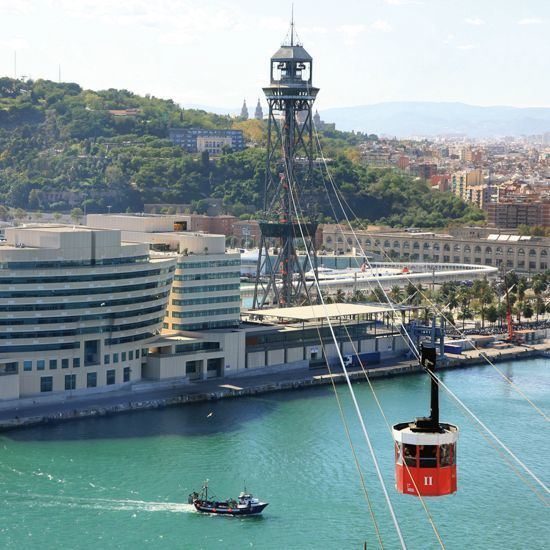 Port Vell Aerial Tramway Barcelonaplanningcom The Aeri del Port Cable Car