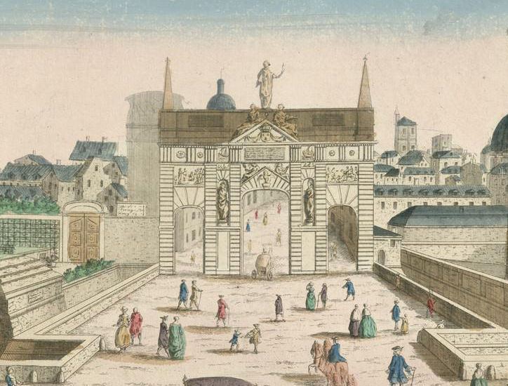 Сент антуанские ворота в париже