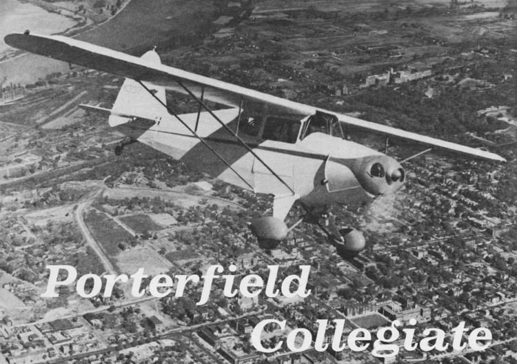 Porterfield Collegiate Collegiate August 1968 American Aircraft Modeler Airplanes and