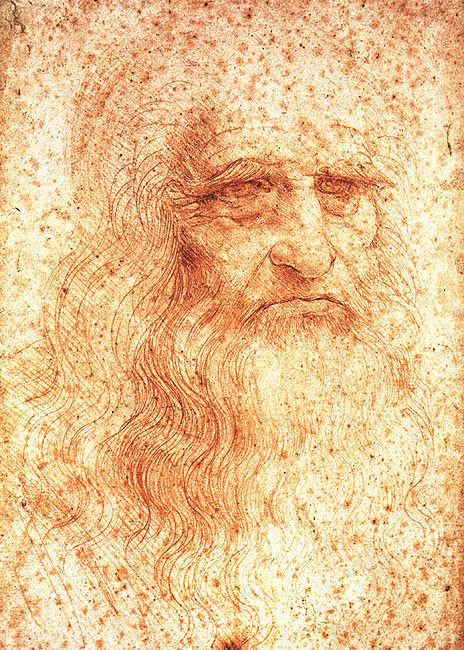 Portrait of a Man in Red Chalk Leonardo da Vinci Self Portrait