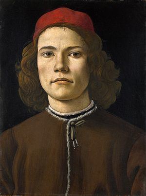 Portrait of a Young Man (Botticelli, London) httpsuploadwikimediaorgwikipediacommonsthu