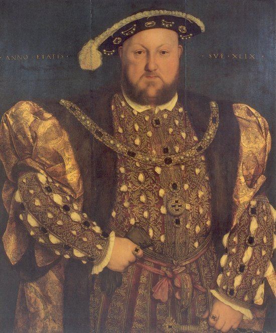 Portrait of Henry VIII wwwmarileecodycomhenry8henry8afterholbein4jpg