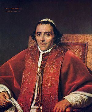 Portrait of Pope Pius VII httpsuploadwikimediaorgwikipediacommonsthu